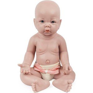 17 inch Reborn Full Silicone Baby Doll Realistic Baby Dolls That Look Real